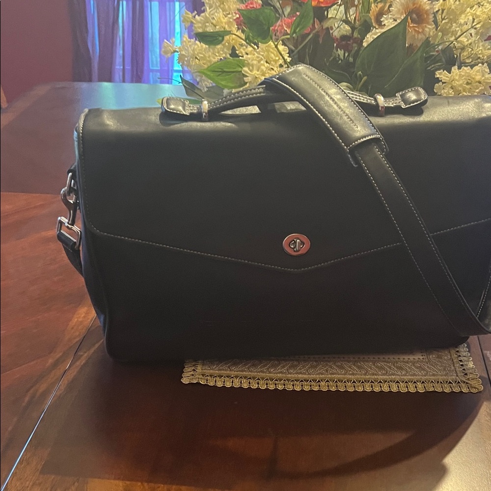 Coach men’s Black Leather Briefcase 2006
